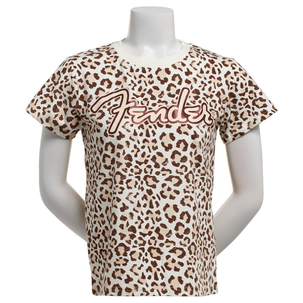 Juniors C-Life Glitter Fender Leopard Boyfriend Tee