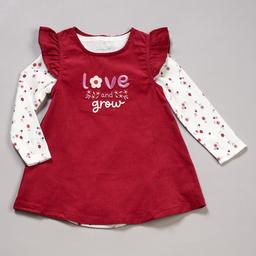 Baby Girl (12-18M) Rene Rofe(R) Corduroy Jumper Dress