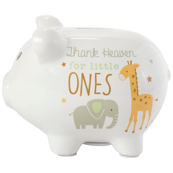 Baby Unisex Baby Essentials(R) Thank Heaven Little Ones Piggy Bank - image 