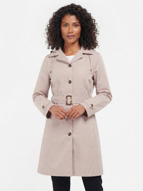 Womens Capelli Solid Trench Raincoat - image 
