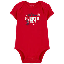 Baby Unisex &#40;NB-24M&#41; Carters&#40;R&#41; My First 4th of July Bodysuit
