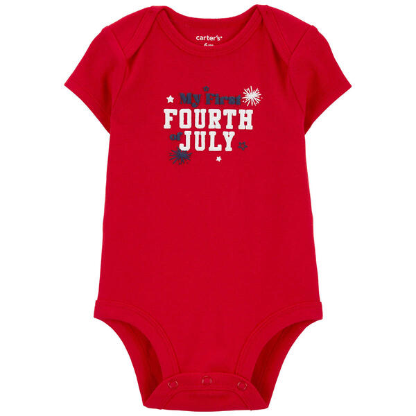 Baby Unisex &#40;NB-24M&#41; Carters&#40;R&#41; My First 4th of July Bodysuit - image 