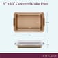 Anolon&#174; Advanced Nonstick Bakeware Cake Pan &Lid & Silicone Grip - image 2