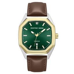 Mens Geoffrey Beene Genuine Diamond Green Dial Watch