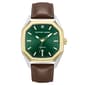 Mens Geoffrey Beene Genuine Diamond Green Dial Watch - image 1