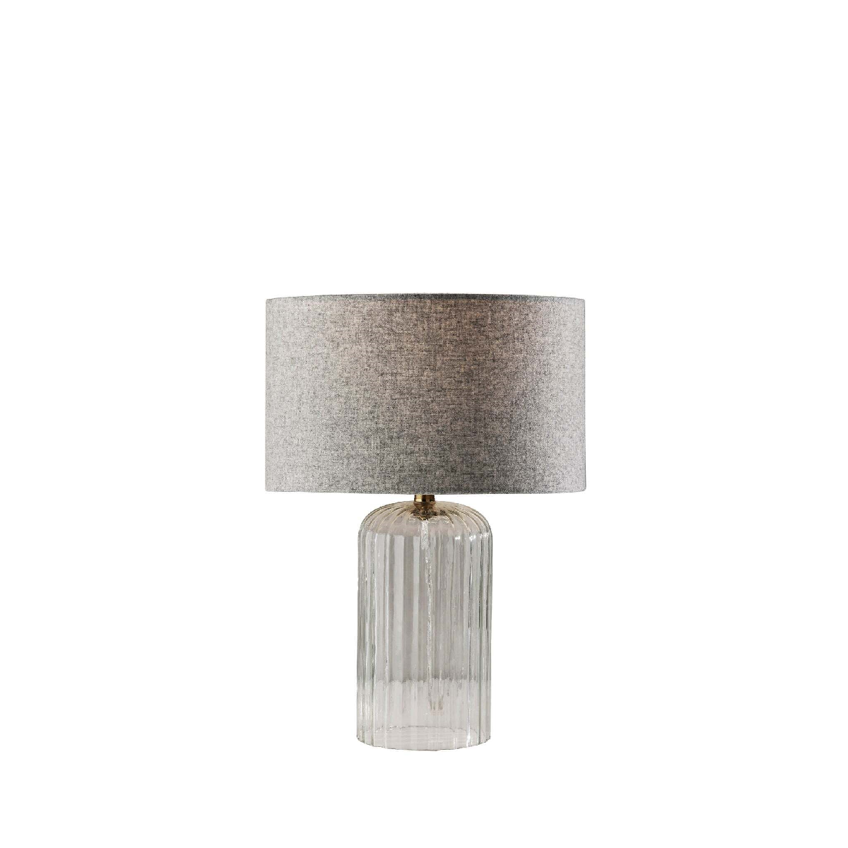 Simplee Adesso Carrie Small Table Lamp with Grey Shade