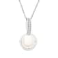 Gemstone Classics&#40;tm&#41; Sterling Silver 1/5ctw. Pearl Pendant - image 1