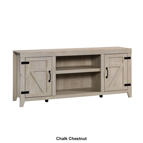 Sauder Farmhouse TV Stand with Storage