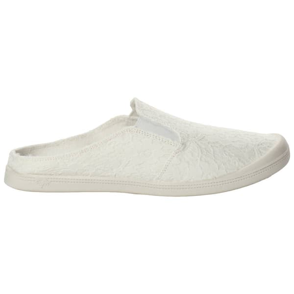 Womens Jellypop Wise White Lace Mule Sneakers