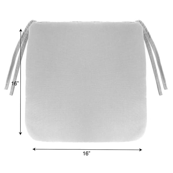 Jordan Manufacturing Natik Aloe Leaves Chair Pad Seat Cushion