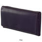 Womens Roots 73 Leather Checkbook Clutch Wallet - image 7