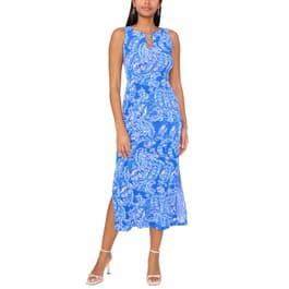 Womens MSK Sleeveless Print ITY Three Ring Maxi Dress