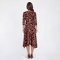 Womens Perceptions 3/4 Sleeve ITY Floral Faux Wrap Dress - image 3