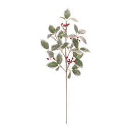 Melrose Holly Leaf & Berry Spray - Set of 2
