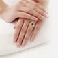 Gemstone Classics™ 10kt. Gold Diamond & Lab Created Emerald Ring - image 5