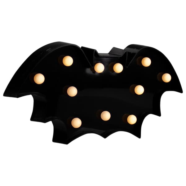 Northlight Seasonal Black Bat Halloween Marquee Décor