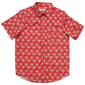 Mens Big & Tall Joe Marlin Tropical Leaf Button Down Shirt - image 2