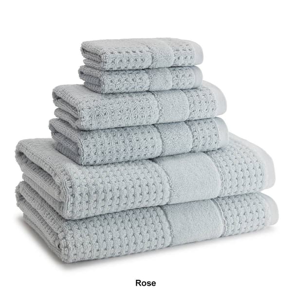 Cassadecor Checkered 6pc. Towel Set Collection