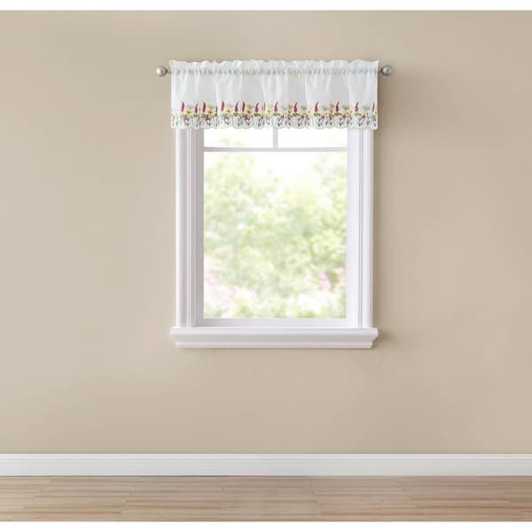 Meadow Embroidered Valance