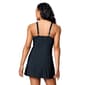 Womens Free Country Solid Swim Dress with Built-In Biker Shorts - image 2