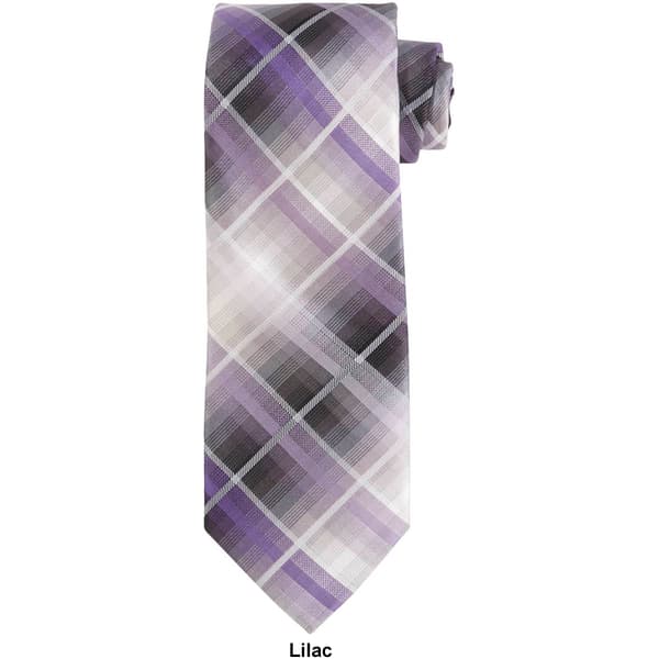 Mens Architect® Bus Plaid Tie