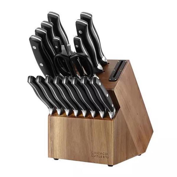 Chicago Cutlery&#40;tm&#41; 18pc. Knife Block Set - image 