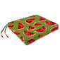 Jordan Manufacturing Melon Citrus Outdoor Seat Cushion - image 1