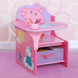 Delta Children Peppa Pig Chair Desk with Storage Bin