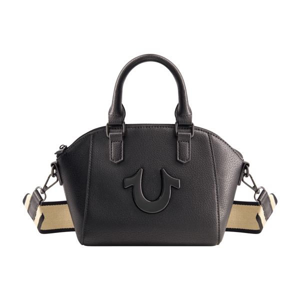 True Religion Logo Strap Mini Satchel Bag
