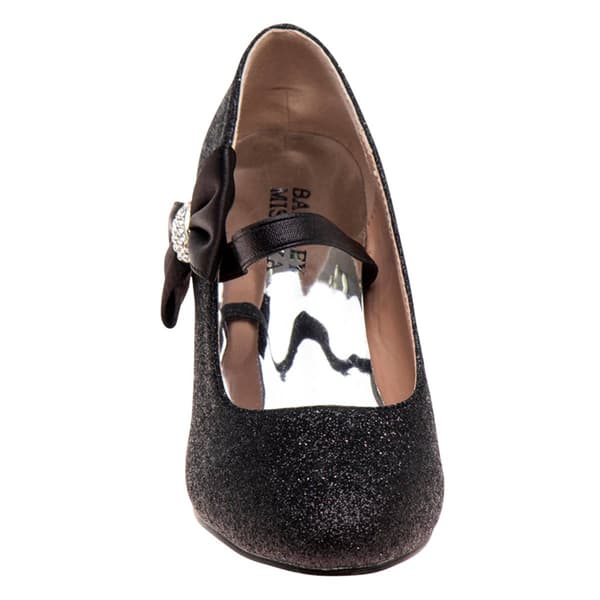 Big Girls Badgley Mischka Heeled Bow Dress Pumps