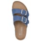 Womens White Mountain Helga Suede Footbed Slide Sandals - image 4
