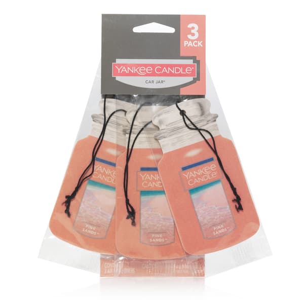 Yankee Candle&#40;R&#41; 3pk. Pink Sands Car Jar Air Freshener