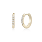 Brilliant Grown 1/10ctw. Lab-Grown Diamond Hoop Earrings - image 4