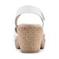 Womens White Mountain Conquer Platform Sandals - image 3