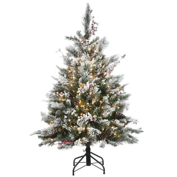 National Tree 4.5ft. Snowy Bedford Pine Christmas Tree