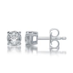 Diamond Classics™ 10kt. White Gold 1/4ctw. Stud Earrings