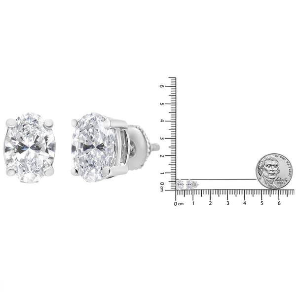Haus of Brilliance 1ctw. Lab Grown Diamond Oval Stud Earrings