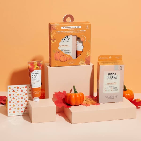 Voesh Pumpkin Pie Duo Pedicure Kit