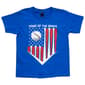 Boys (8-20) Home of the Brave Home Plate Flag Graphic Tee - image 1