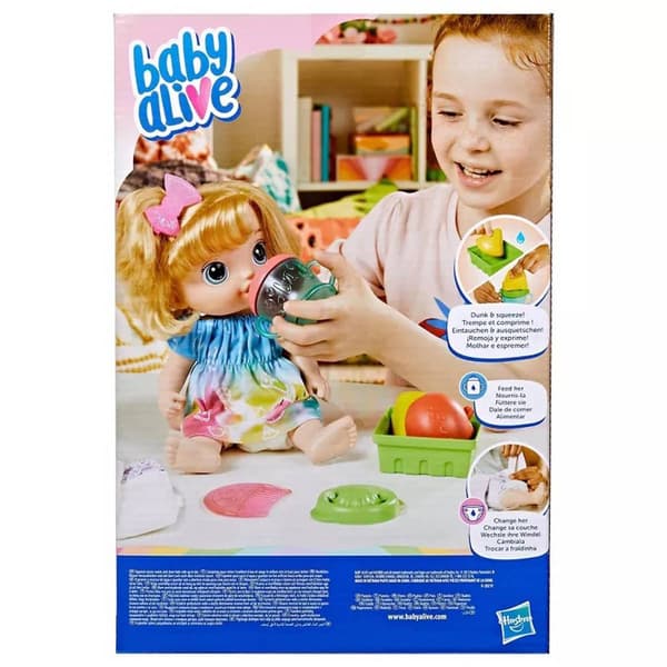 Baby Alive Blonde Hair Fruity Sips Doll
