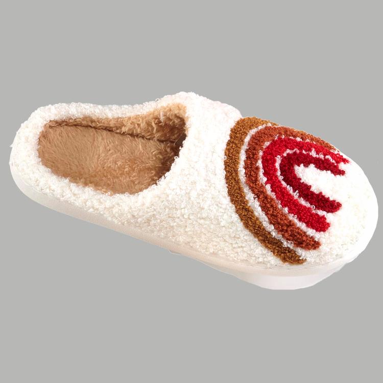 Womens Ella & Joy Rainbow Slippers