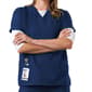 Womens Cherokee Work Wear V-Neck Top - Navy - image 1