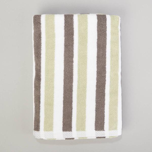 Mainstream Soft Embrace Stripe Bath Towel - image 