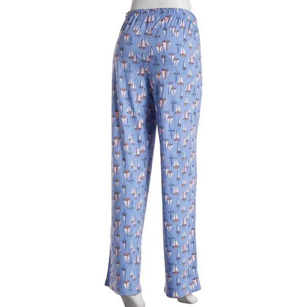 Womens Nautica Sailing Cotton Pajama Pants