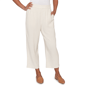 Petites Alfred Dunner Natural Wonder Linen Elastic Waist Ankle P - image 1