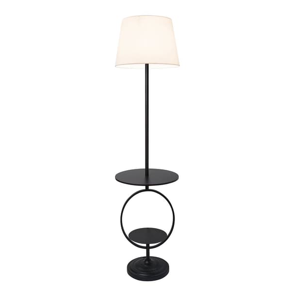 Elegant Designs Bedside Nightstand End Table Decorative Lamp - image 