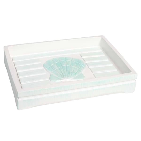 Sweet Home Collection Beach Shells Soap Dish