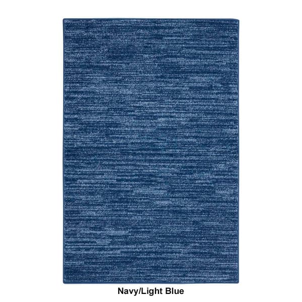 Nourison Essentials Two-Tone Indoor/Outdoor Area Rug