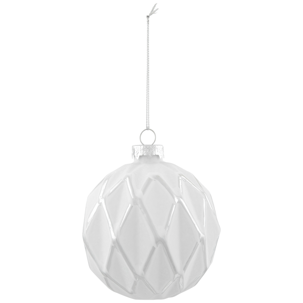 Northlight 4ct. Diamond Christmas Glass Ball Ornaments