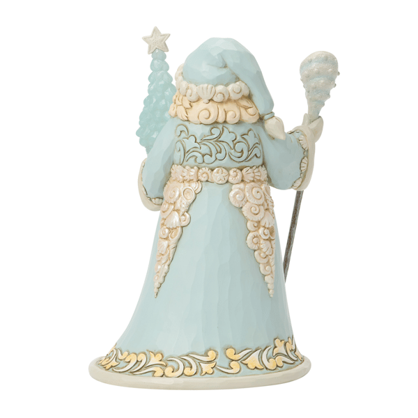 Jim Shore Heartwood Creek Santa with Sea Glass Tree Figurine